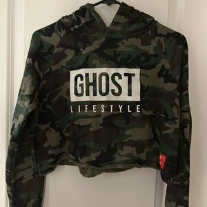 Ghost Lifestyle Cropped Hoodie